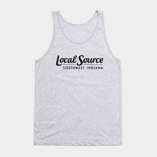 Local Source Horizontal Black Tank Top